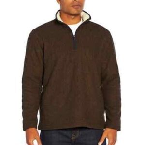 NWT Orvis Men’s Brighton 1/4 Zip Sherpa Lined Pullover Size Medium